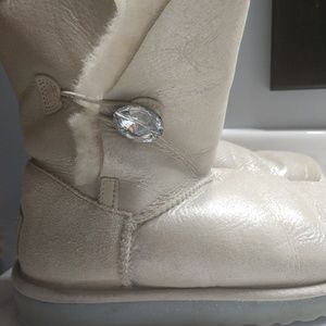 Ugg size 8 Sparkly Bows